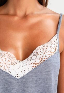 Anna Field Sarah Short Pj Set - Pyjama - Off-White/Dark Blue -Anna Field 04e3d1816e4748b4a0e2b5863bfae2f9