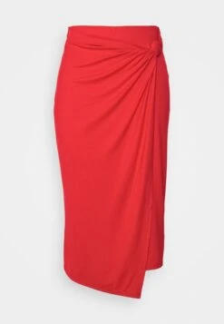 Anna Field Front Knot Midi Skirt - Jupe Crayon - Red 14 Anna Field Front Knot Midi Skirt - Jupe Crayon - Red -Anna Field 0ab85f809b7e4081986dbd9b6f8d2ea7