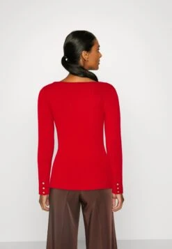 Anna Field Button Detail - Pullover - Red -Anna Field 0c1759738e564c48a0d3417bc62d187f
