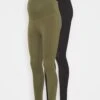 Leggings Maternity - Legging - Black/Olive 1 Leggings Maternity - Legging - Black/Olive -Anna Field 0c35f26127bc41dc8293a570506ced22