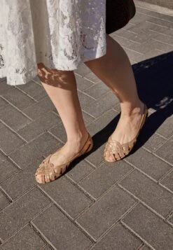 Anna Field Leather - Ballerines À Bout Ouvert - Gold -Anna Field 0ef96dcbe1e54b399c92c0e4f8428919