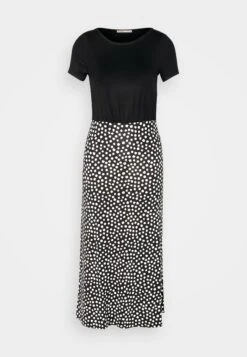 Anna Field Robe En Jersey - Black/White -Anna Field 0f3dcd71e8ee4e7aa0adef097b3958c7