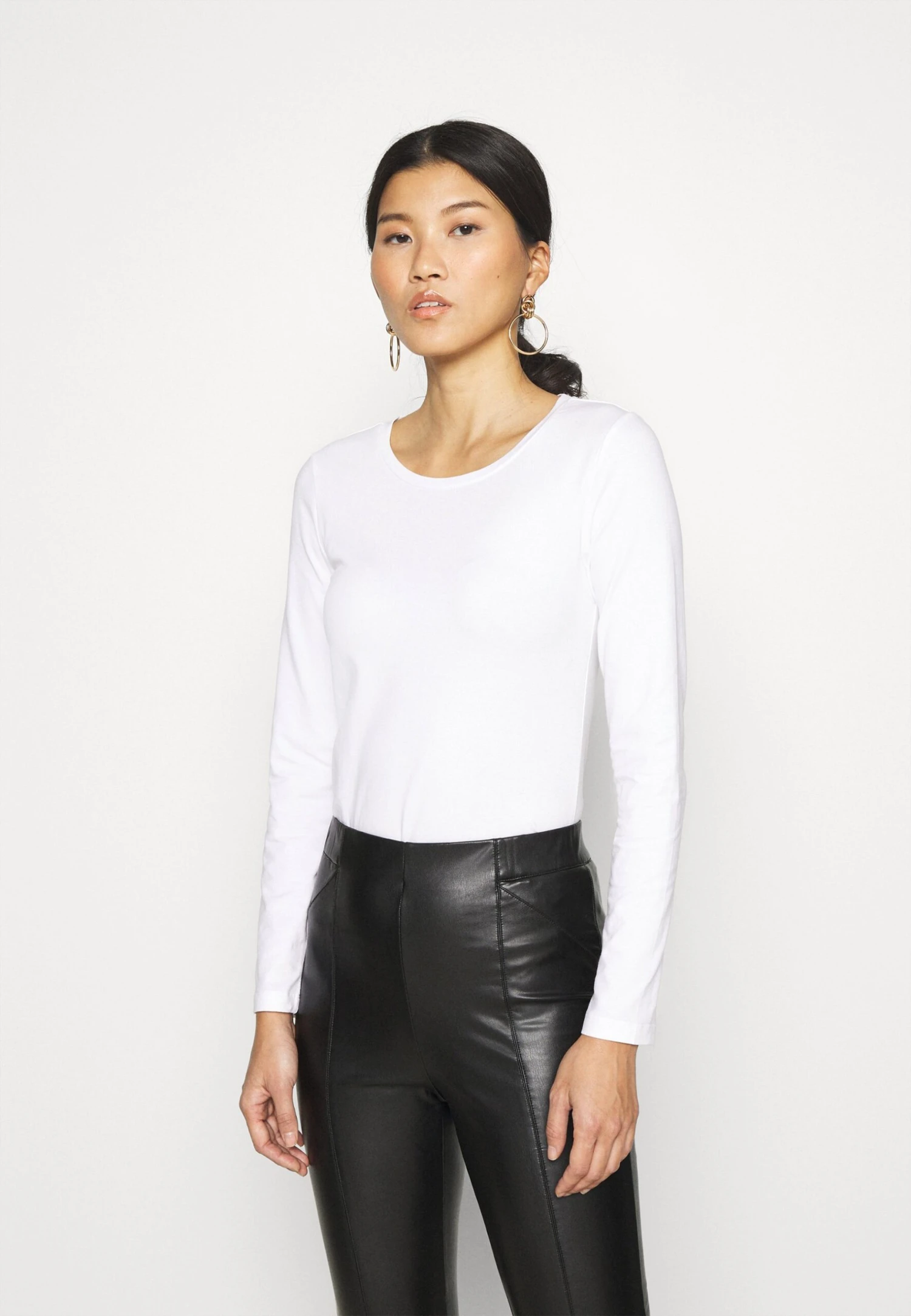 Anna Field 3 Pack - T-Shirt À Manches Longues - Black/White/Mottled Light Grey 4 Anna Field 3 Pack - T-Shirt À Manches Longues - Black/White/Mottled Light Grey – Image 2