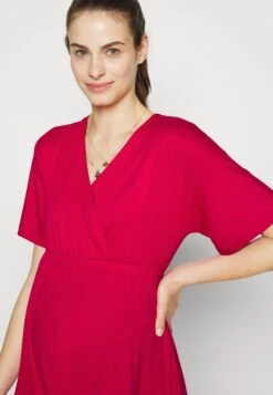 Short Sleeves Flared Mini Dress - Robe En Jersey - Red -Anna Field 3b211351eb804828a5f9f2effa34d5c9