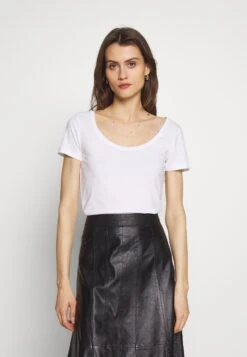 Anna Field 3 Pack - T-Shirt Basique - White/Camel/Black -Anna Field 4a1d618840044bf48050b61f3af6a20f