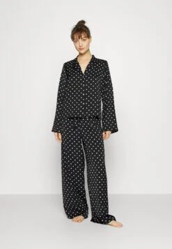 Anna Field Pyjama - Black/Off-White