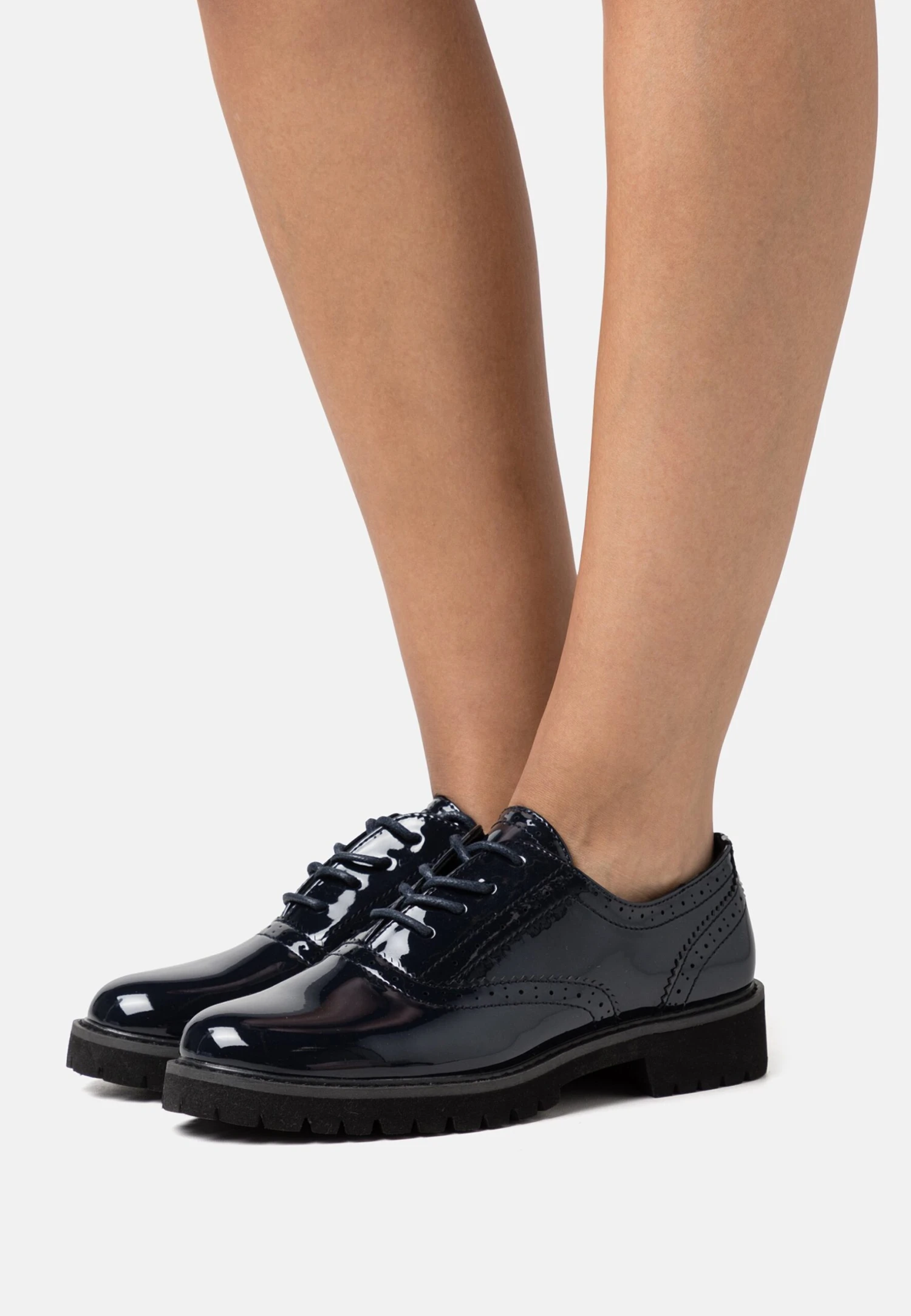 Anna Field Derbies - Dark Blue 3 Anna Field Derbies - Dark Blue