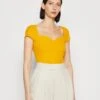 Anna Field T-Shirt Imprimé - Dark Yellow -Anna Field 53f01973615c4a7bac8f3dd172b29c4e