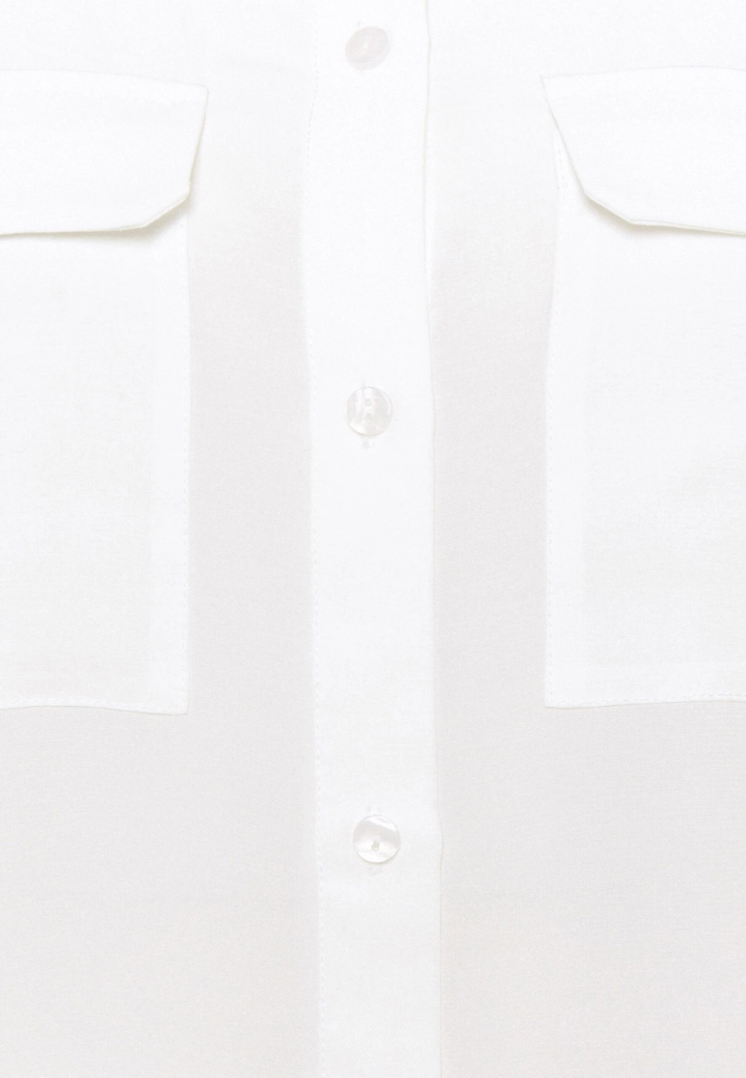 Anna Field Basic Blouse With Front Pockets - Chemisier - Offwhite 9 Anna Field Basic Blouse With Front Pockets - Chemisier - Offwhite – Image 7