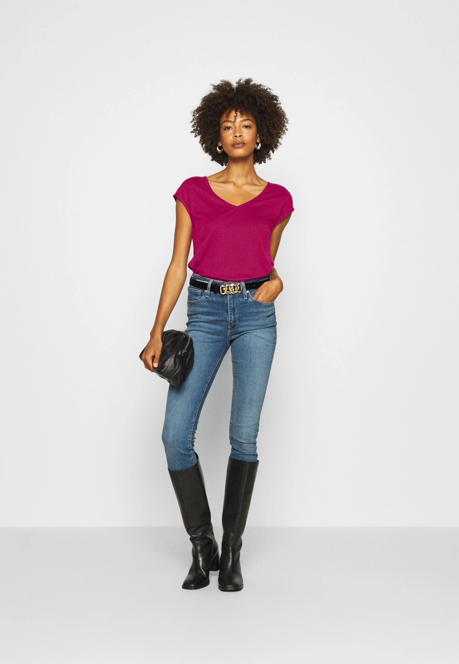 Anna Field T-Shirt Basique - Berry 4 Anna Field T-Shirt Basique - Berry – Image 2