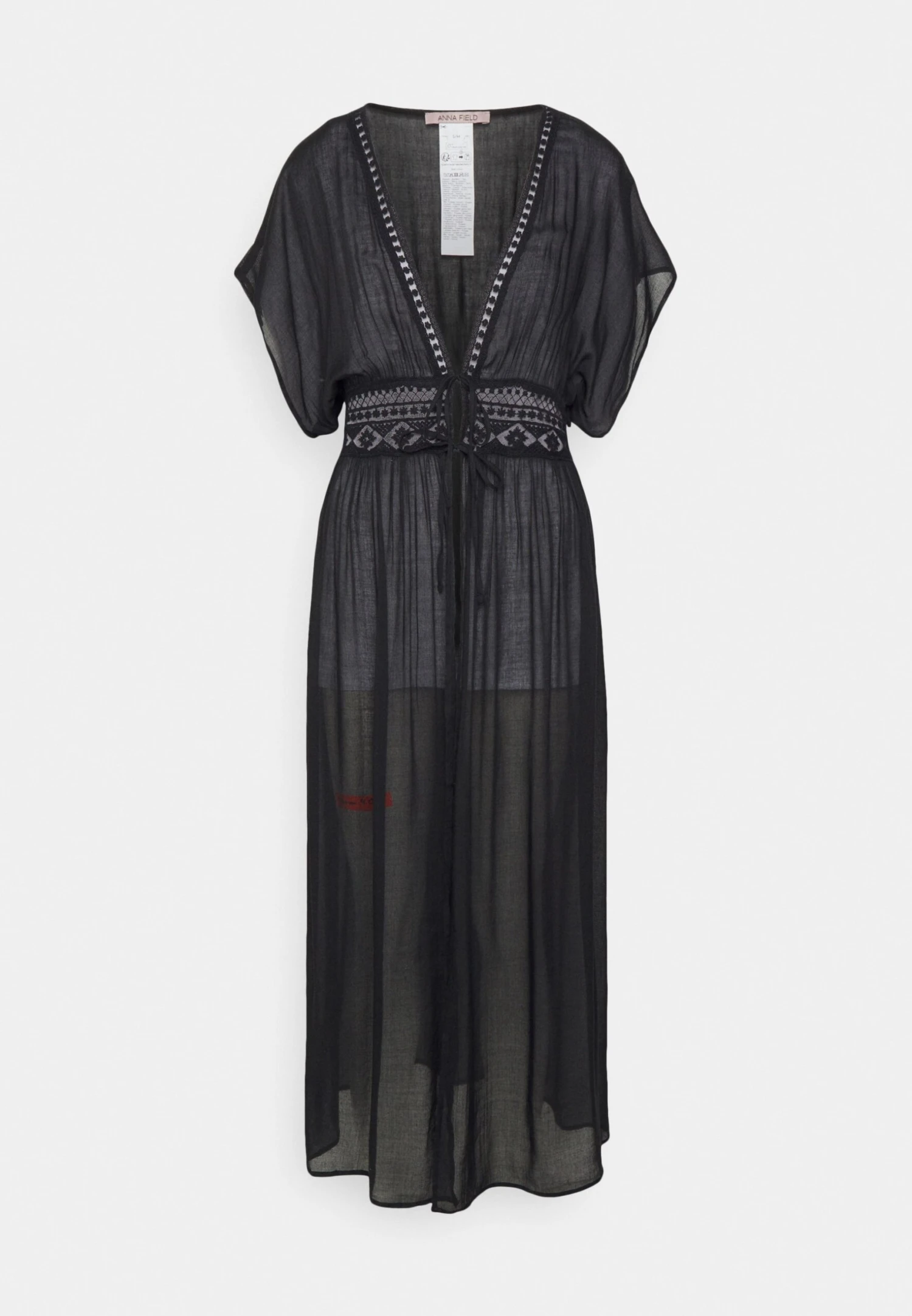 Anna Field Embroidered Cover Up / 802 - Black - Accessoire De Plage - 802 - Black 6 Anna Field Embroidered Cover Up / 802 - Black - Accessoire De Plage - 802 - Black â Image 4