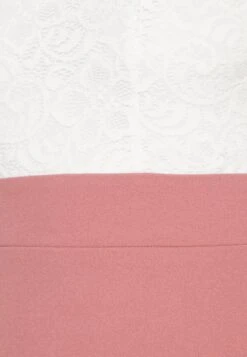 Anna Field Robe En Jersey - White/Pink -Anna Field 7a292368140e44548aed51cca9c4ee23