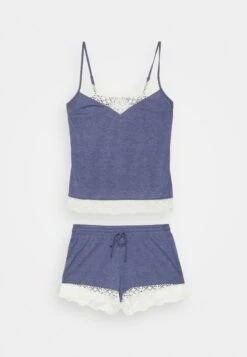 Anna Field Sarah Short Pj Set - Pyjama - Blue -Anna Field 7de828dbac73492da1b8dc8ae569b443