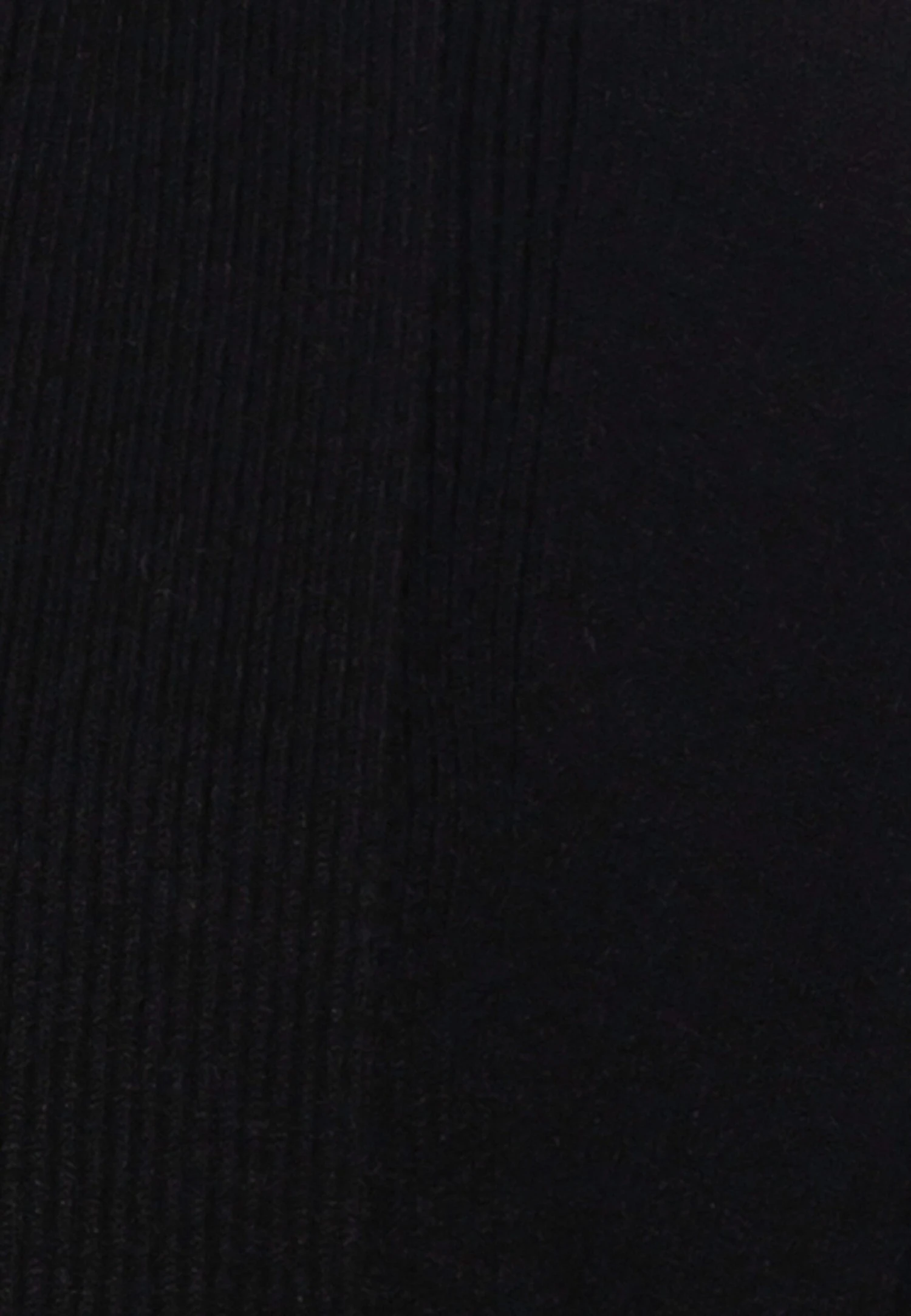 Anna Field Ribbed Fold Collar - Gilet - Black 5 Anna Field Ribbed Fold Collar - Gilet - Black – Image 3