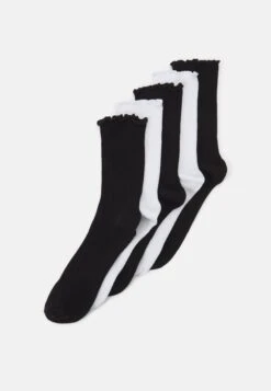 Anna Field 5 Pack - Chaussettes - Black/White
