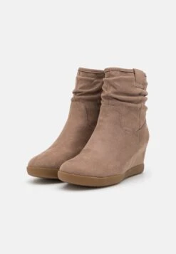 Anna Field Winter Boot - Bottines Compensées - Taupe -Anna Field 8edaf7386eb446aeb0654ef16e40d6b5