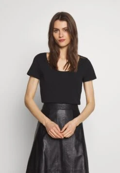 Anna Field 3 Pack - T-Shirt Basique - White/Camel/Black -Anna Field 95f707cd34764deda00bf1782f6aacd6