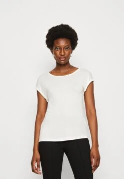 Anna Field 3 Pack - T-Shirt Basique - Beige/Off-White/Red -Anna Field a26bad311f524bdeabc4d83bc478d214