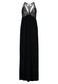 Anna Field Anna Long Viscose Dress - Chemise De Nuit / Nuisette - Black -Anna Field a29eb6fb26b74df3b7d7c4a763c5ddc9