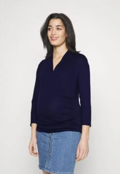 T-Shirt À Manches Longues - Dark Blue -Anna Field ad6cf01b5373404e8eb71ed96dda88f9