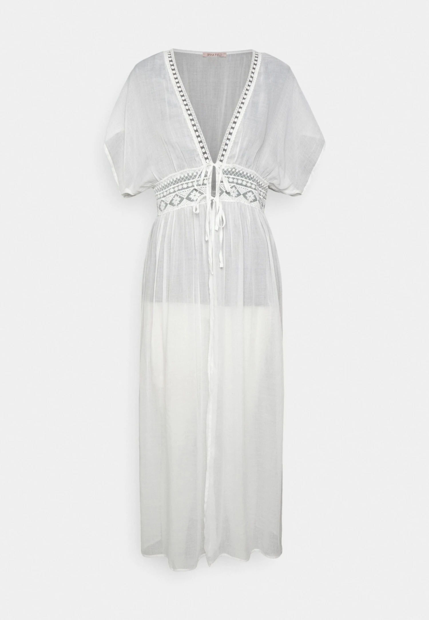 Anna Field Embroidered Cover Up / 802 - Black - Accessoire De Plage - 001 - White 7 Anna Field Embroidered Cover Up / 802 - Black - Accessoire De Plage - 001 - White – Image 5