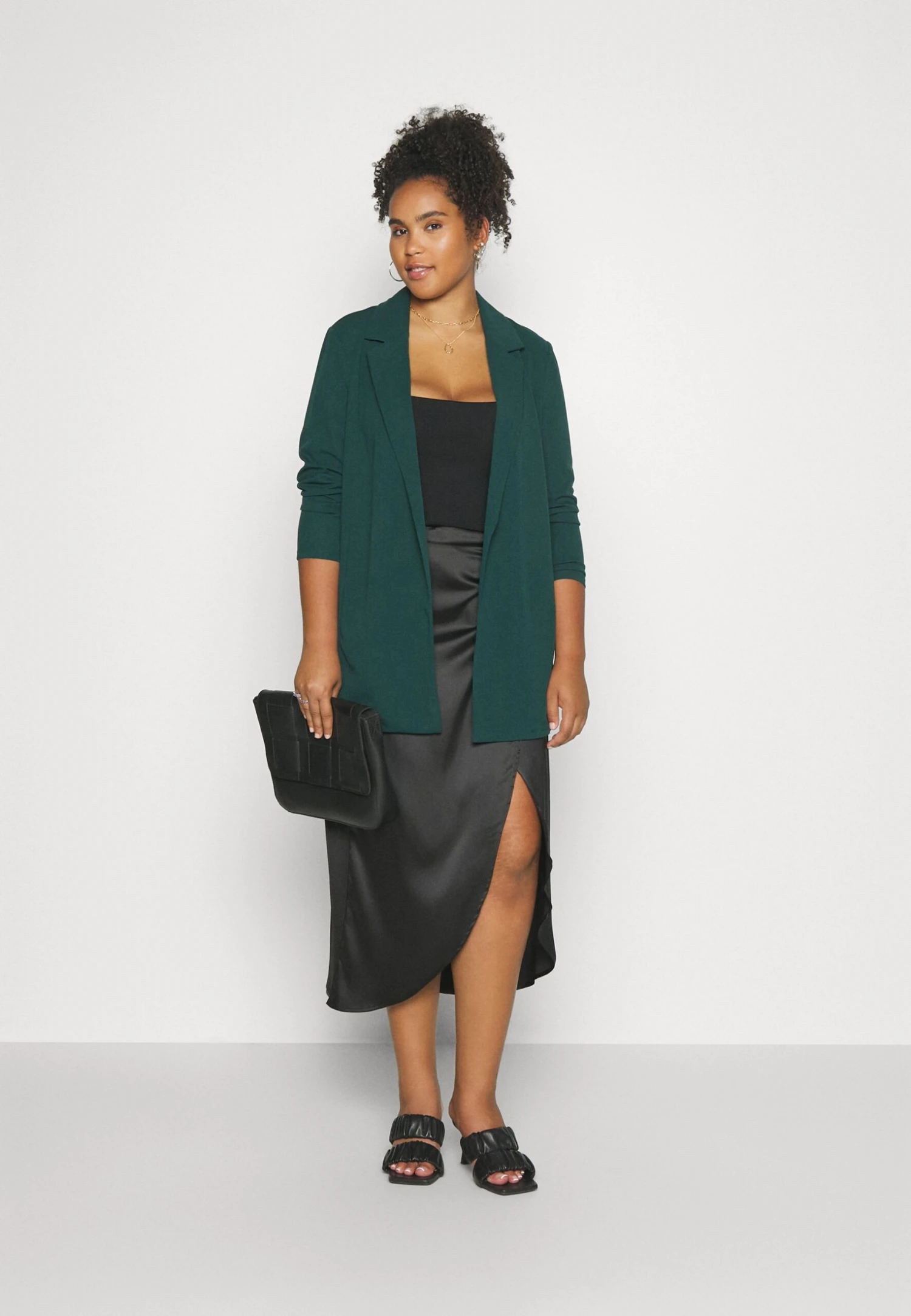Manteau Court - Dark Green 4 Manteau Court - Dark Green – Image 2