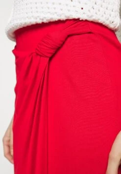 Anna Field Front Knot Midi Skirt - Jupe Crayon - Red 15 Anna Field Front Knot Midi Skirt - Jupe Crayon - Red -Anna Field b73d1918d9ff4cc08cc37ab855963e70