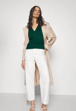 Anna Field Wrap Blouse - Blouse - Dark Green -Anna Field bf9334f108d54ed690911f9c2f572e6f