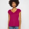 Anna Field T-Shirt Basique - Berry -Anna Field c011120b916c4188a414fa4ea23e5fa7