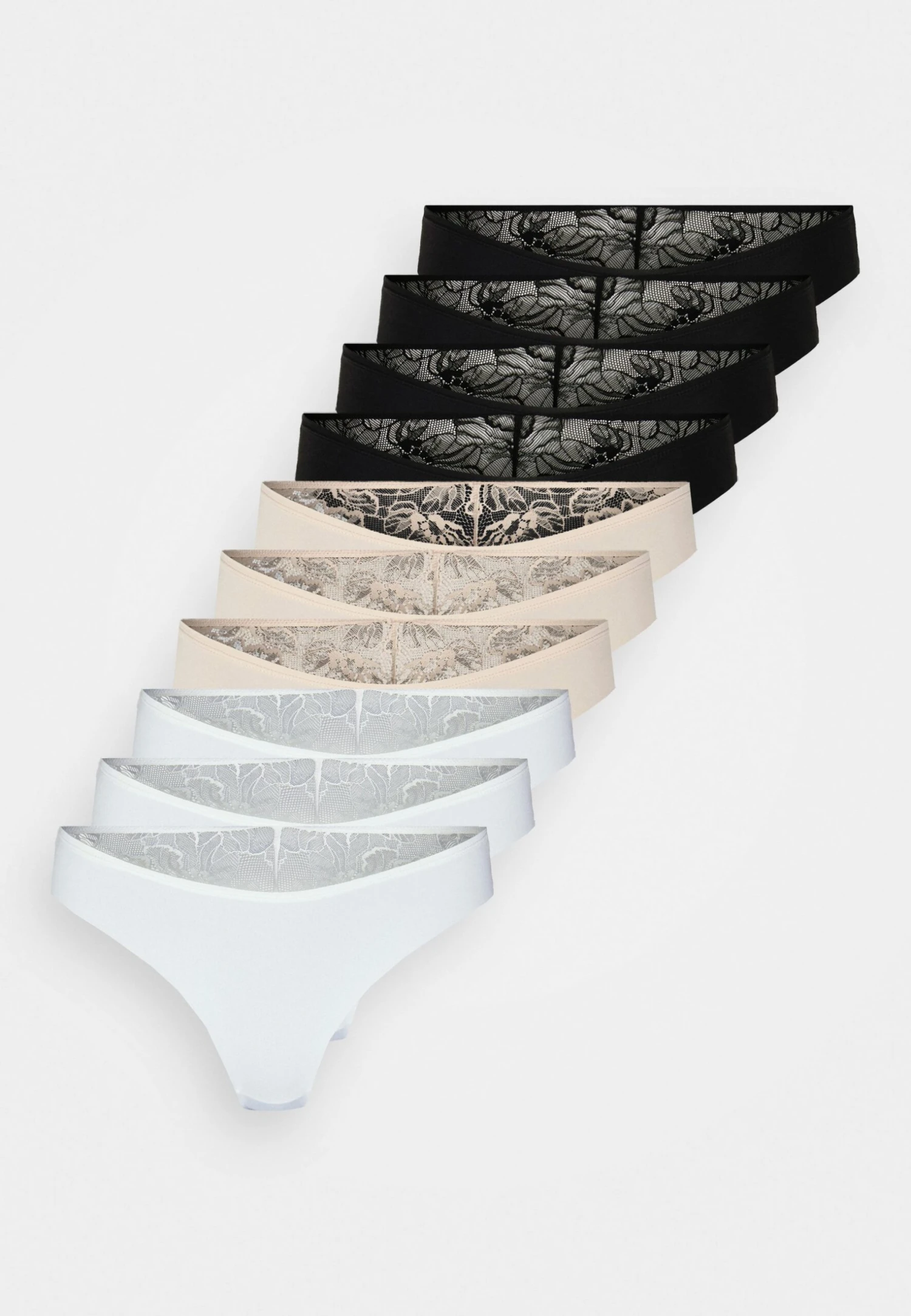 Anna Field Lulu 10 Pack Brief - Slip - Nude/White/Black 8 Anna Field Lulu 10 Pack Brief - Slip - Nude/White/Black â Image 6