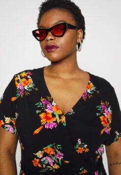 Wrap Dress High Low Hem - Robe De Jour - Black 14 Wrap Dress High Low Hem - Robe De Jour - Black -Anna Field e2c08b40c17b4e388398df3b167883e4