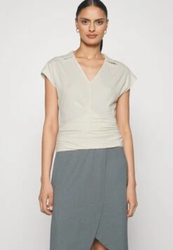 Anna Field Wrap Blouse - Blouse - Offwhite -Anna Field e32e10cda0cc4b0aac7db79e529dcd11