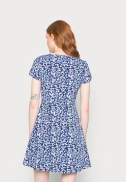 Anna Field Robe De Jour - Blue/White/Multi Coloured -Anna Field eddb226674194df1937c32ea666a7d81