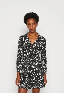 Anna Field Robe De Jour - Black/White