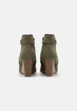 Anna Field Bottines Compensées - Khaki -Anna Field f41d3e14afd74bd2937c87ee959b4972